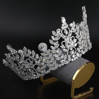 China Wholesale Durable Crystal Hair Crown Accessories Princess Wedding Headband Jewelry Pageant Bridal Crowns for sale