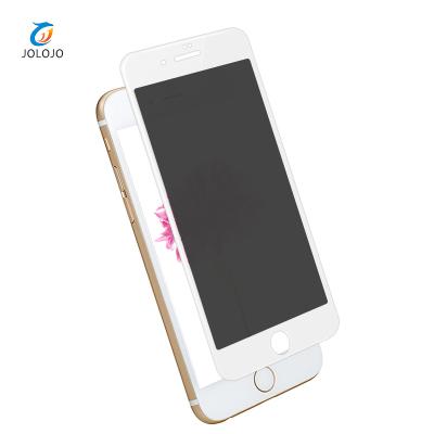 China Hot Sale High HD Copy 2.5D Silk Clear Shockproof Anti-shatter Curved Edge Tempered Glass Full Page Protector For iPhone 6 8 Plus Phone for sale