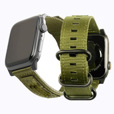 China Sport Sport Buckle Nylon Strap For Iwatch Band 38mm 42mm Strap For Apple Watch 7 Series Se 6 5 4 3 2 Strap 40 44mm 41 45mm Watch Bands for sale