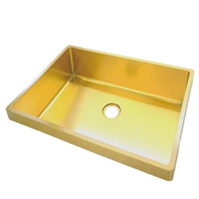 China Without Faucet Wholesale Kitchen Sink And Optional Accessories Single Bowl 500 x 350 Stainless Steel Handmade Sink for sale