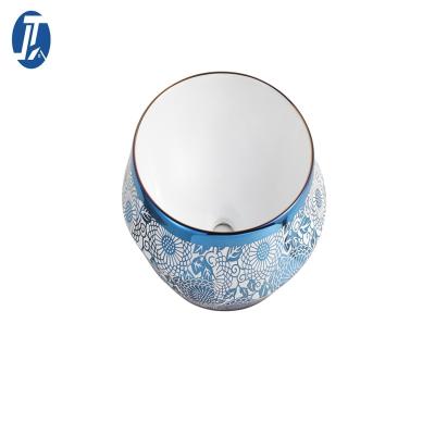 China Factory Wholesale Modern Ceramic Bathroom Sink Ceramic Hair Sink 400X370X155 Mm Wash Basin for sale