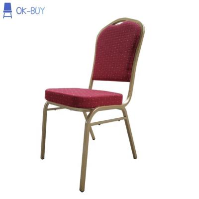 China Hotel \ banquet stackable chair cheap wedding \ restaurant event \ hotel gold metal iron event price for sale