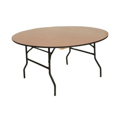 China 180cm Height 10 People Round Table Foldable Banquet Folding Round Table for sale