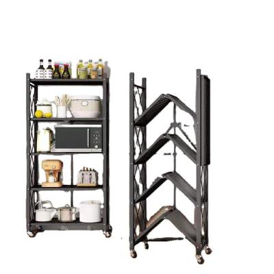 China Sustainable Foldable Metal Steel Plate Multi Function Dish Drying Storage Kitchen Rack for sale