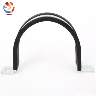 China Carbon steel galvanized Hardware M8 Heavy Duty Metal Iron Thicken PVC Pipe Clamps zu verkaufen