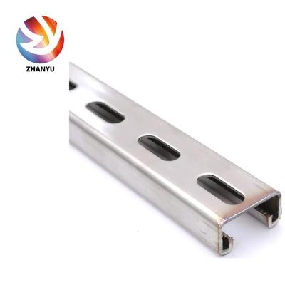 China High quality Stainless steel 304 Unistrut C Shaped Strut Channel steel zu verkaufen