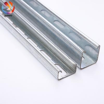 China Galvanized/HDG Unistrut C Channel Section Sesmic Bracing 1-5/8