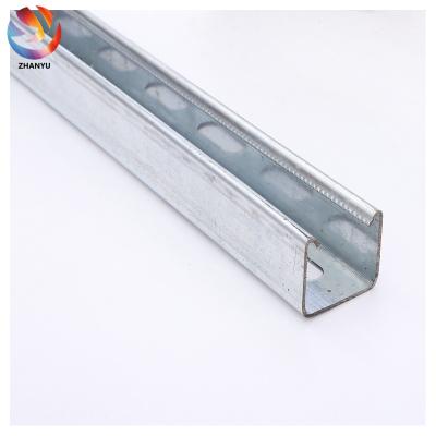 China C Channel Steel Pre-galvanized/Galvanized Seismic Bracing 41*41mm à venda