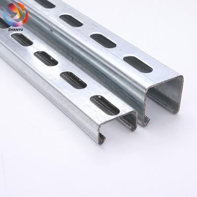 Cina Pre-galvanized Unistrut Sesmic Bracing C Channel Steel 41*21mm in vendita