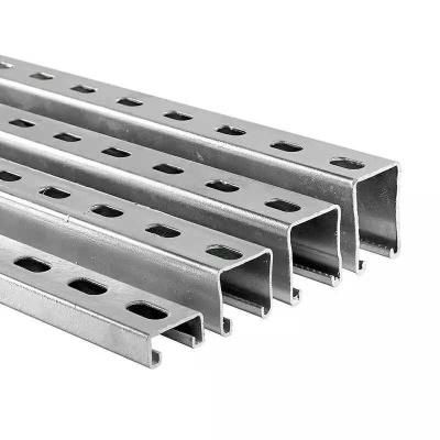 China Pre-galvanized Unistrut Sesmic Bracing C Channel Steel strut channel 41*41mm à venda