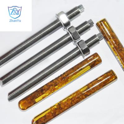 China High strength chemical expansion anchor stud bolts din 529 concrete anchor bolts drop in anchor for sale