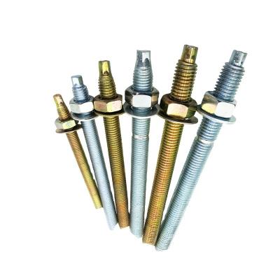 China Fix Bolt/ Shield Anchor YZP chemical expansion anchor stud bolts M8-M30 Threaded Rod (Chemical Fixing) for sale