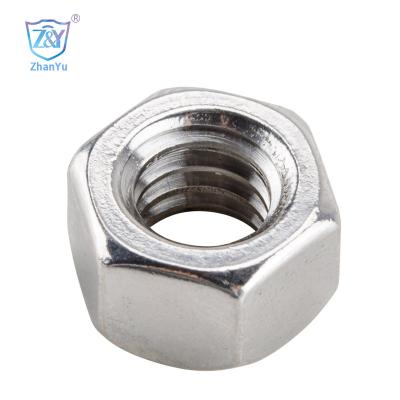 China Home Improvement Hexagonal nut DIN 934 Nuts Hex Nuts 8.8 Steel Nickle Plated Building & Hardware for sale