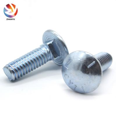 Cina DIN603 carriage bolt Mushroom head Square neck bolt in vendita