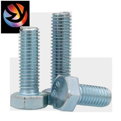 Cina Carbon Steel Galvanized Hex Bolt Machine Bolt DIN933 Full Thread Zinc Plated in vendita