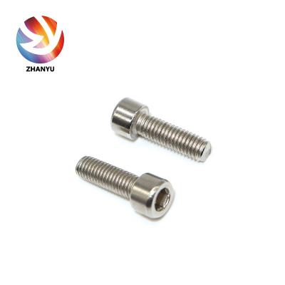 Cina high quality made in China din912 hex socket head bolt stainless steel with knurling head in vendita