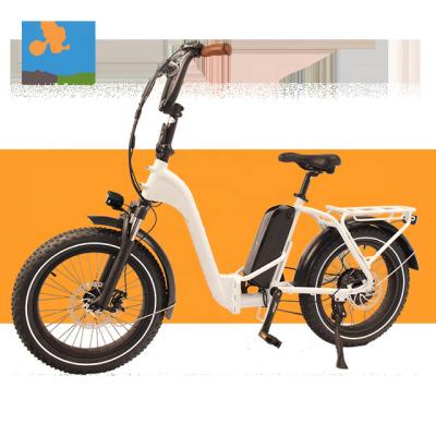 China Aluminum Alloy RaiderExpand-41FS Ebike 20inch Mini Folding Electric Bicycle Step-Thru Foldable Electric Bikes City Electric Bike For Women for sale