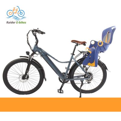 China RaiderCity-803 Aluminum Alloy High-Step Frame 27.5inch Customized Traditional Styling EBike Delivery Electric Bicycle For Adult Ladies Walking for sale