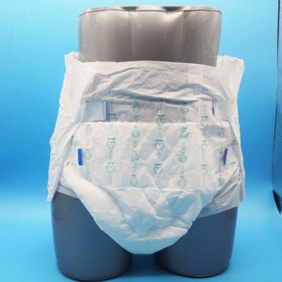 China Printed Disposable Biodegradable Adult Diapers Incontinence Diapers Super Thick Paper Diaper For Adults for sale