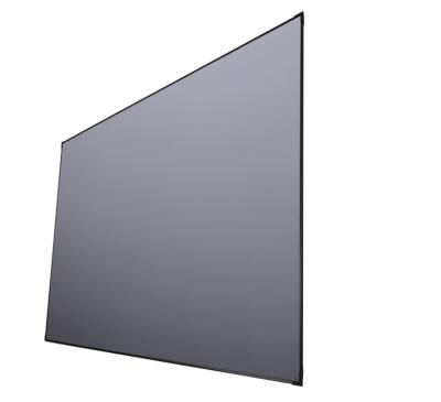 China Ambient Light Rejecting Fixed PVC Projection Fabric Black Diamond Projection Screen for sale