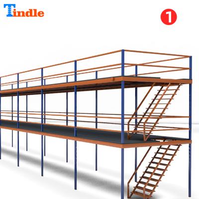 China Corrosion Protection Warehouse Mezzanine Floor Storage For Racking Mezzanine for sale