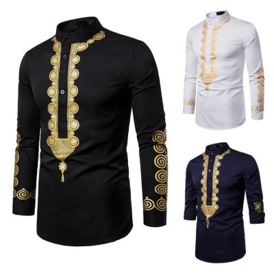 China 2020 anti-pilling design african shirt for men african shirts office shirts for sale