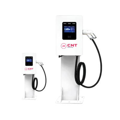 China dc 22kw ev charger oem oem triple phase 380v gbt dc 20kw 30kw wall mounted ev level seizure 3 fast chargers with network enable CNT-DC for sale