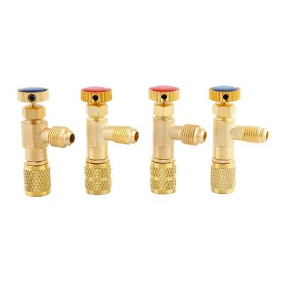 China Commercial China Made Good Quality R410a R22 Refrigerant Safety Valve / Open Box Tap Valve for sale