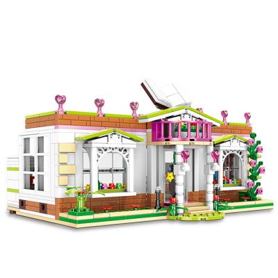 China DIY TOY XB-12003 house model blocks toys stacking building blocks for kids legoi for sale