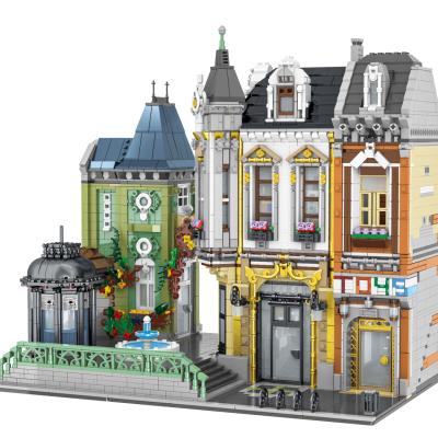 China Construction Toy Urge 10190 Top Toy 2021 Square Kids Building Block Toy Architecture Toys For Children Lepinn Street View Education Legoi Gift for sale