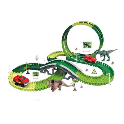 China Flexible Split Toy Diy Toy Dinosaur Race Track Car, Create A Road For Kids Legoi for sale