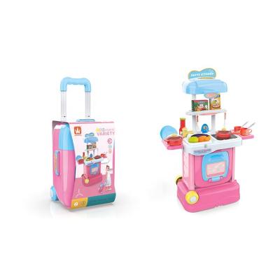 China Plastic Kitchen Toys Set W802A Cool Kids Games Pretend Play Cook Plastic Kids Kitchen Play Toy Set for sale