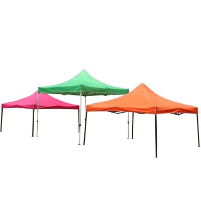 China Portable Cheap Custom Logo Pop Up Trade Show Logo Tent Marquee Outdoor Folding Steel Gazebo Sale for sale