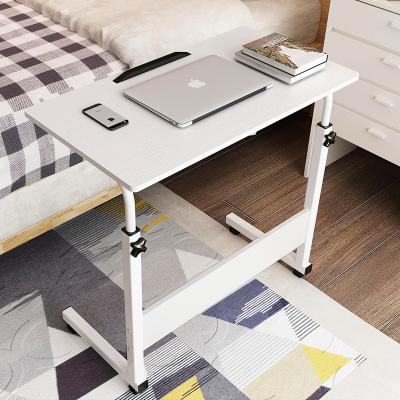 China Movable (Height) Adjustable Beside Table Height Adjustable Overbed Laptop Bed Laptop Table With Wheels for sale