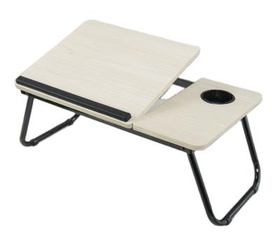 China Adjustable Foldable (Height) Laptop Bed Tray Portable Overlay Table Foldable Desk for Bed and Sofa for sale