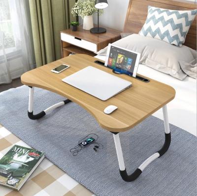 China Foldable Working Folding Table Laptop Desk Home Tablet Tray For Bed for sale