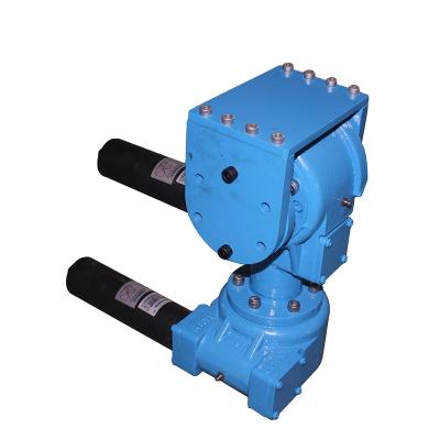 China SDE3 Waterproof Double Axis Slewing Drive With DC Motor For Tracker for sale