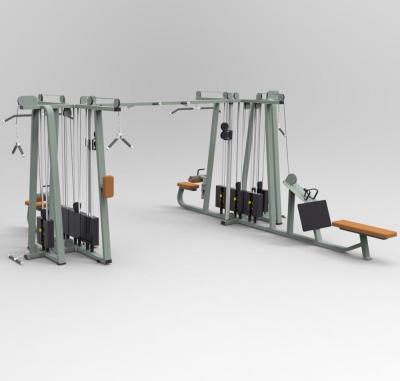 China Commercial Use Sports Equipment Training Equipments 5 Station Commercial Multi Gym Gym Equipment ASJ-S877 for sale