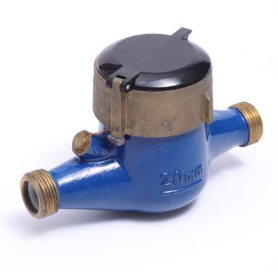 China Multijet Brass Dry Wireless Remote Control Water Meter Class C 15mm for sale