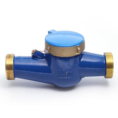 China Class B / Class C 15-50mm Brass Water Flow Control Meter for sale