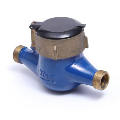 China Brass pulse sensor medores de agua de dn20 contadores de agua large non-contact magnet stop water meter for sale