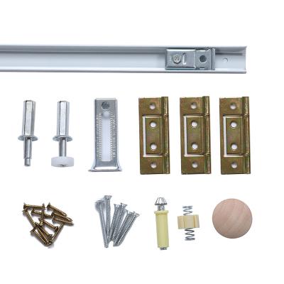 China China wholesale modern bathroom modern folding quiet aluminum door roller sliding bifold hardware for sale