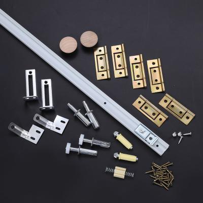 China Wholesale China Minimalist Wood Interior Folding Sliding Door Hardware Sliding Cabinet Pocket Door Bifold Door Hardware for sale