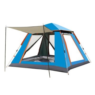 China Waterpoof 1 Rooms 1 Living Room Waterproof Extra Large Space 3 Persons Portable Family Outdoor Camping Tent for sale