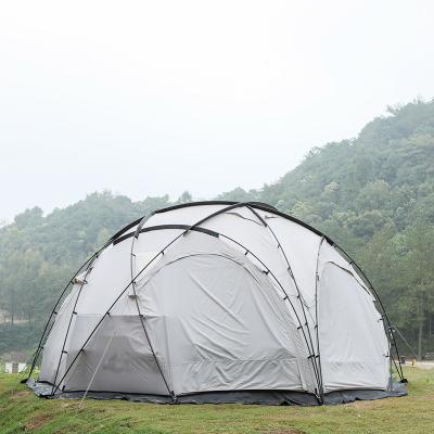 China Waterpoof Custom Round Soundproof Waterproof Outdoor Resort Luxury Camping Hotel Houses Glamping Dome Ball Tent for sale