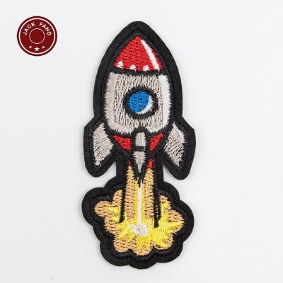 China 3D Embroidered Fabric Cloth Zodiac Patch Iron On 3D Patch Custom Embroidered Patches for sale