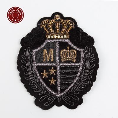 China custom design Logo Patches And Badges Patches Team Embroidered 3D Factory Price Embroidery Patch for sale