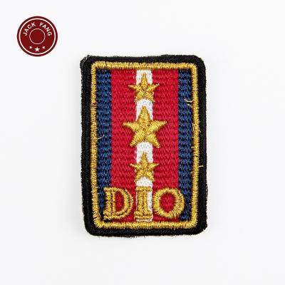 China Custom 3D Badge Matched 2.5Cm Embroidered Patch for sale