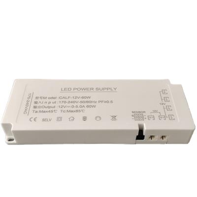 China Laboratory LED Driver 60W 12V 5A Interface AC/DC LED Power Supply Multi-output Left Cabinet Light for sale