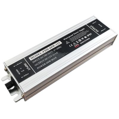 China LED lighting driver waterproof led power supply 12v 24V 400W 300w 200w 150w 100w 80w 60w ip67 led driver for outdoor led lighting for sale